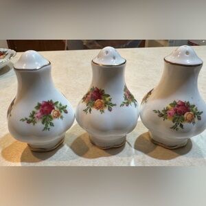 Royal Albert  Ceramic Salt and Pepper Shakers